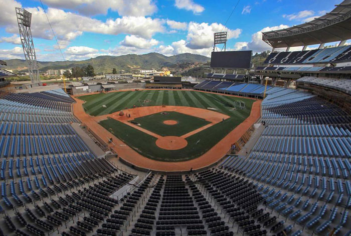 Vista del Estadio Monumental de Caracas